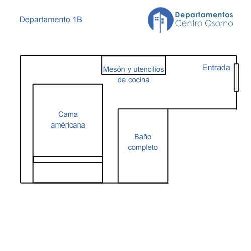Departamentos Y Habitaciones Centro Осорно Экстерьер фото